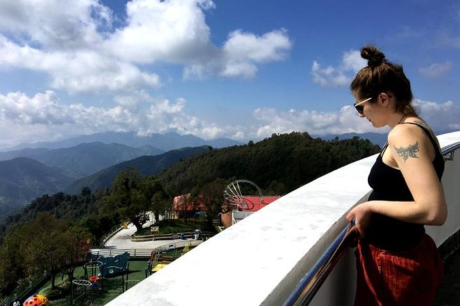 Chandragiri Cable Car Tour - Family Tours in Kathmandu - Riding above the Chandragiri jungle