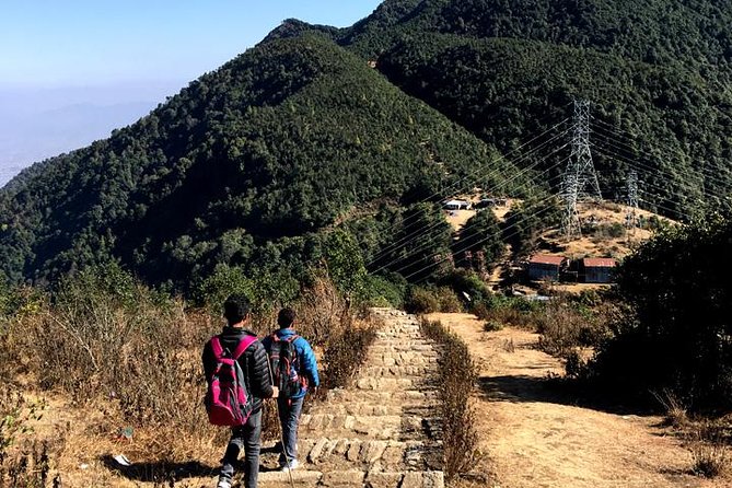 Chandragiri to Taudaha Nature Day Hiking from Kathmandu - The ridge walk and the tea stop