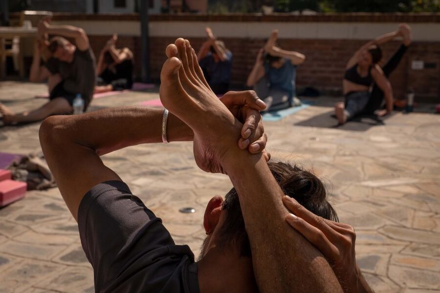 Day Yoga Meditation Retreat with Lunch, Kathmandu - Starting with light hatha yoga asana