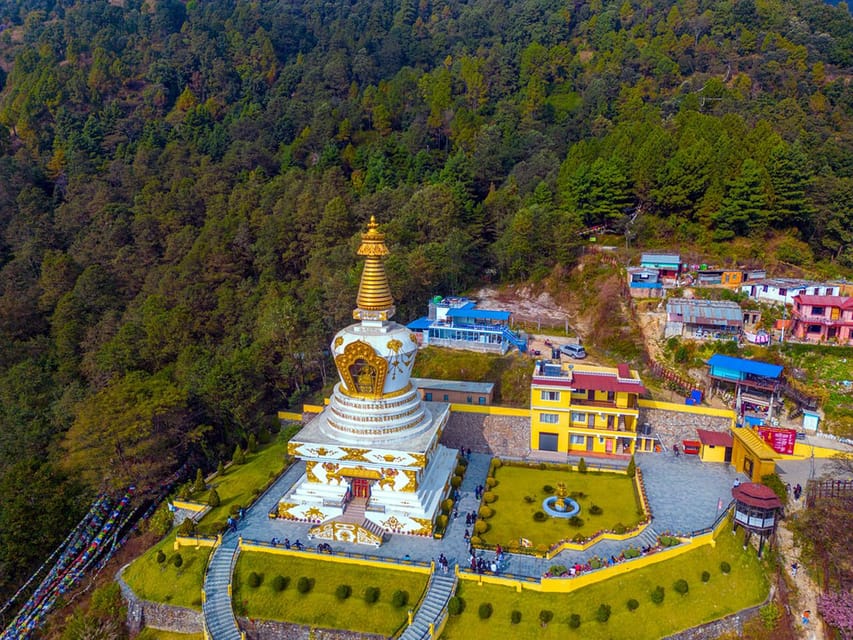 From Kathmandu: 2 Stupas and Kopan Monastery Spiritual Tour - Kopan Monastery, views and a chance to sit still