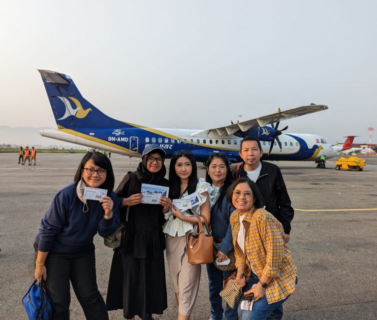 From Kathmandu: Everest Flight with Window Seat and Transfer - Booking, cancellation, and language support