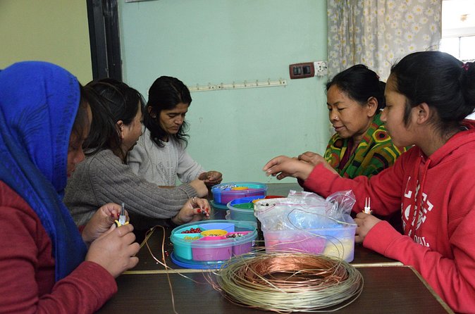 Handmade Jewellery Workshop with Nepali Women - Five pieces included, possibly seven