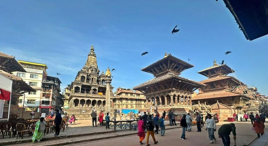 Kathmandu: 7 UNESCO-Listed city sites group day trip - Patan Durbar Square: Newari detail at close range