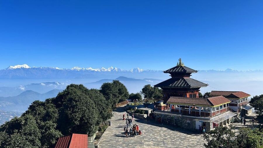 Kathmandu: Chandragiri Cable Car, and Swayambhu - From Kathmandu streets to Chandragiri Hills