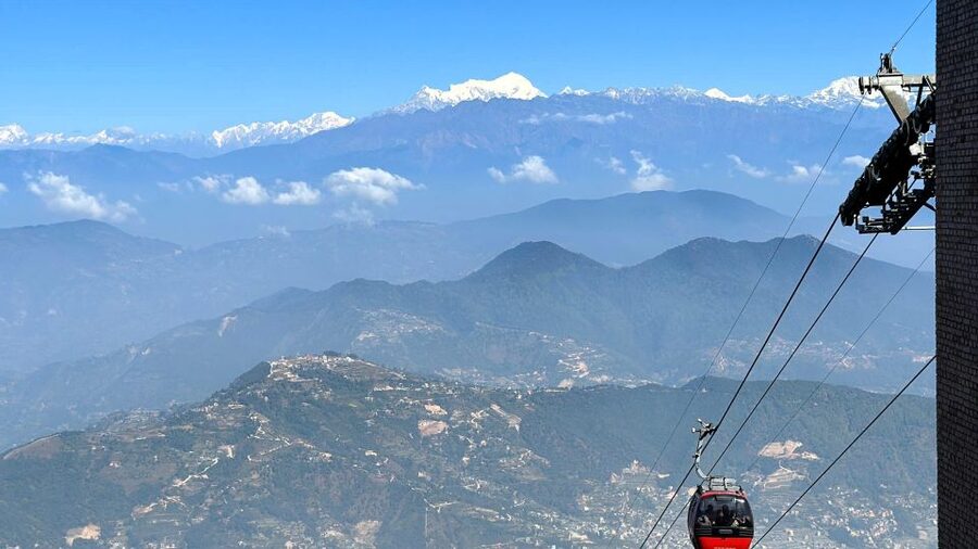Kathmandu: Chandragiri Cable Car, and Swayambhu - How the four and a half hours are used