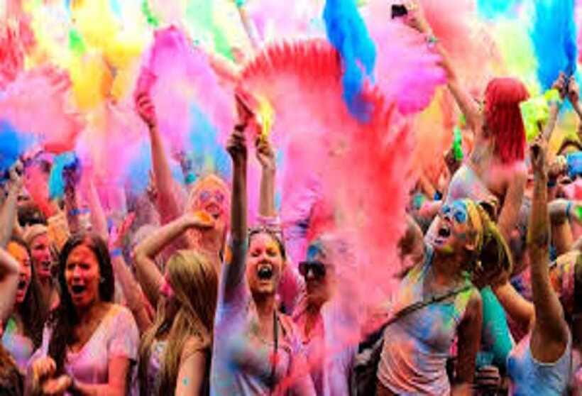 Kathmandu Durbar Square | Holi Festival Celebration 2 March - Temples, palaces, and courtyards between the celebrations