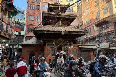 Kathmandu Food & Drink and Shopping Rickshaw Tour