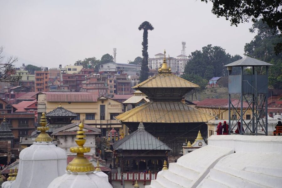 Kathmandu: Full-Day UNESCO Sightseeing Tour with Transfers - Swayambhunath: prayer wheels, monkeys, and valley views