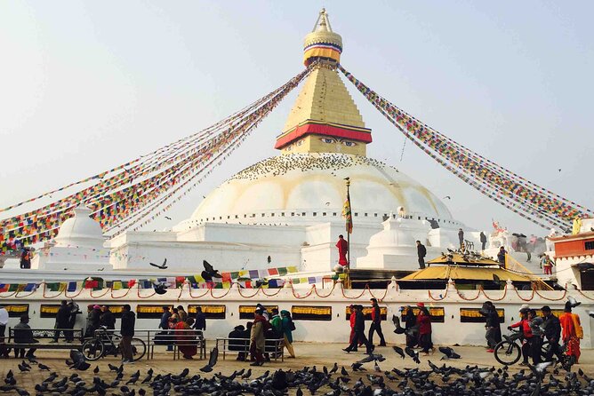 Kathmandu Highlights: Private UNESCO World Heritage Sites Tour - Boudhanath Stupa and Tibetan Buddhist practice