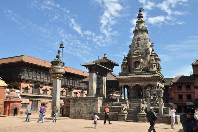 Kathmandu Highlights: Private UNESCO World Heritage Sites Tour - Swayambhunath above Kathmandu