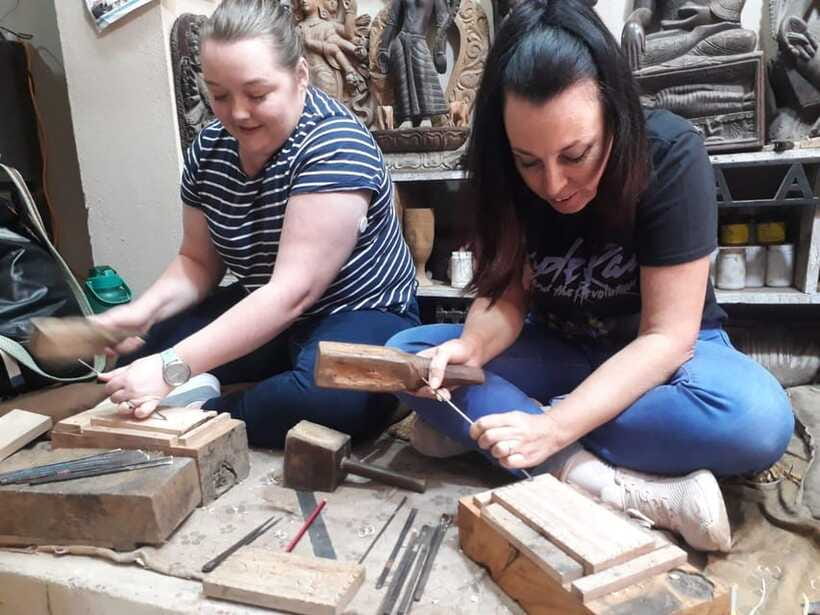 Kathmandu: Wood Carving Workshop with Local Artisan (Thamel) - A warm, personal class with Hera