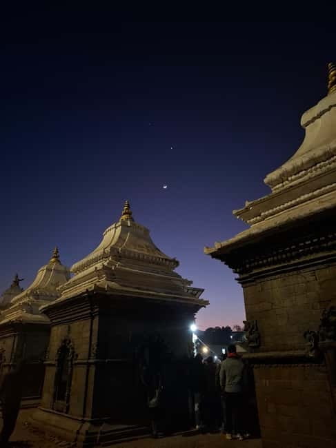 Katmandu: Pashupatinath Open Cremation & Evening Aarati - Walking to Arya Ghat beside the Bagmati