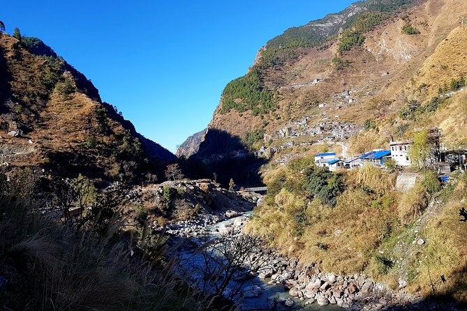 Langtang Valley Trek - Day 4: Bridges and farmland to Kyanjin Gompa