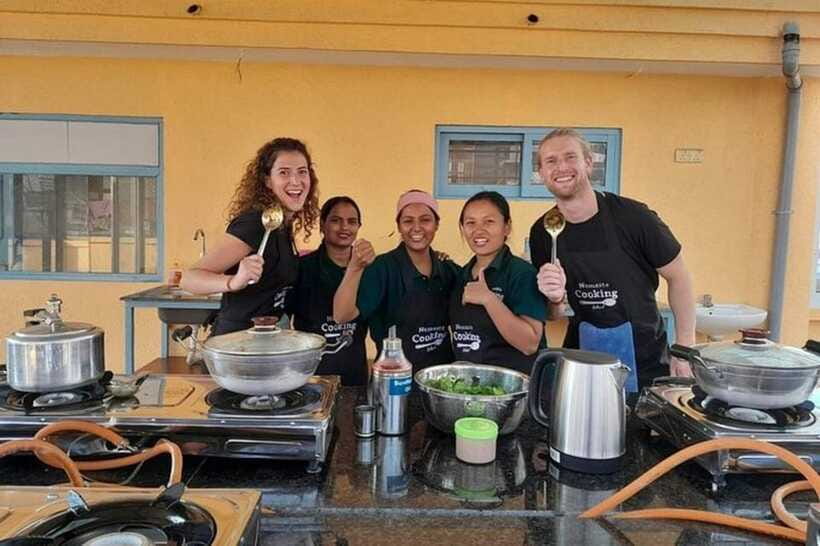 Local Women Led Nepali Cooking Class - Eating what you prepare