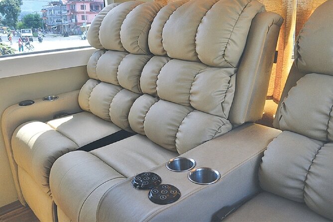 Luxury Sofa Bus from Kathmandu to Pokhara - The road to Pokhara, one long day in daylight
