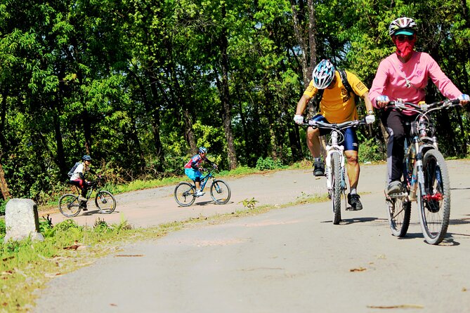 Mountain Bike Tour - Kathmandu traffic on the way back
