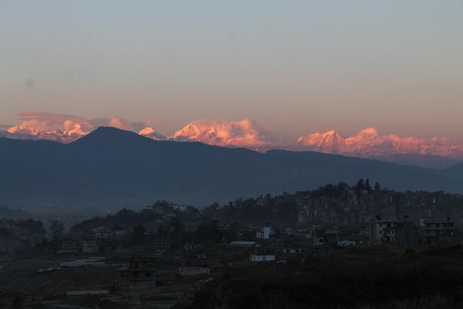Mt Everest view from Nagarkot -hiking to Changu UNESCO site - The walk from Nagarkot to Changu Narayan