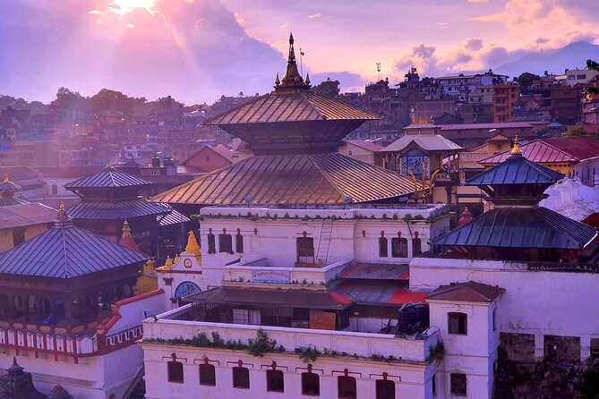 Pashupatinath Temple, Hindu Crematorium and Aarati in-depth Tour - Sandhya Aarati beside the Bagmati