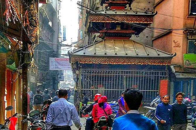 Walking tour of real Kathmandu through back streets. - Indra Chowk and the old street network